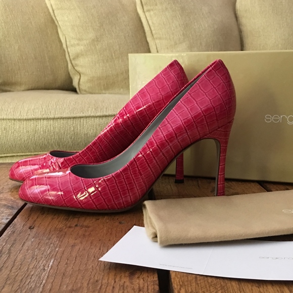 Sergio Rossi | Shoes | Sergio Rossi Pink Pumps 5 Made In Italy | Poshmark